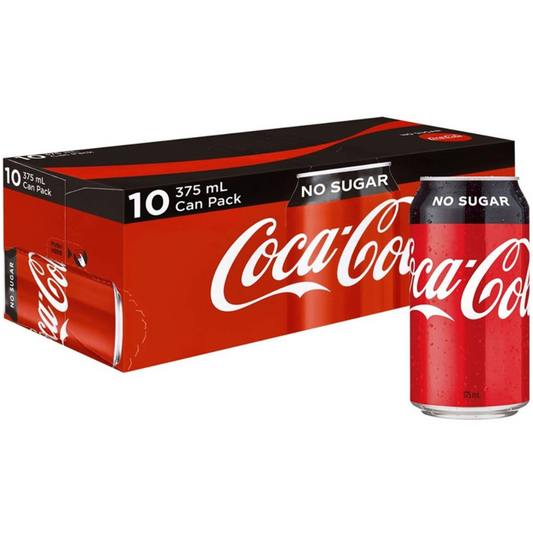 Coke No Sugar Cans