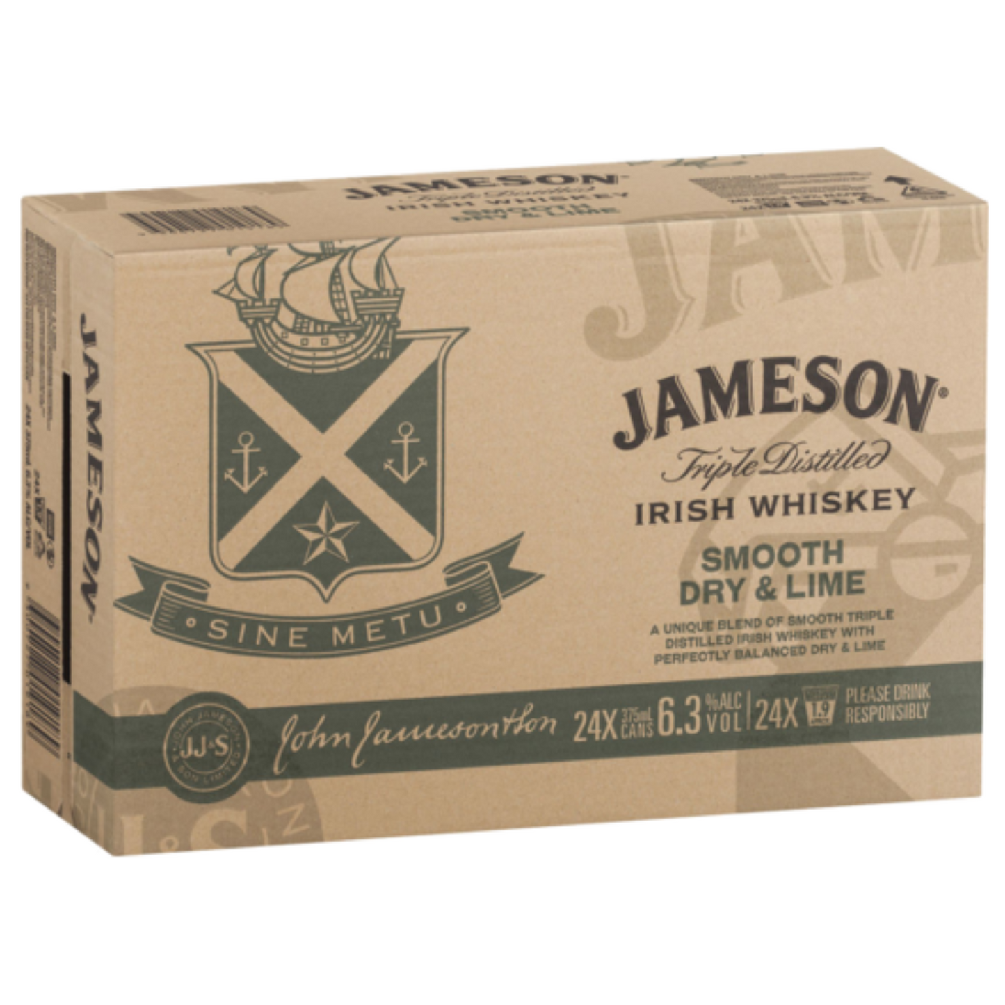 Jameson Smooth Dry & Lime 6.3%