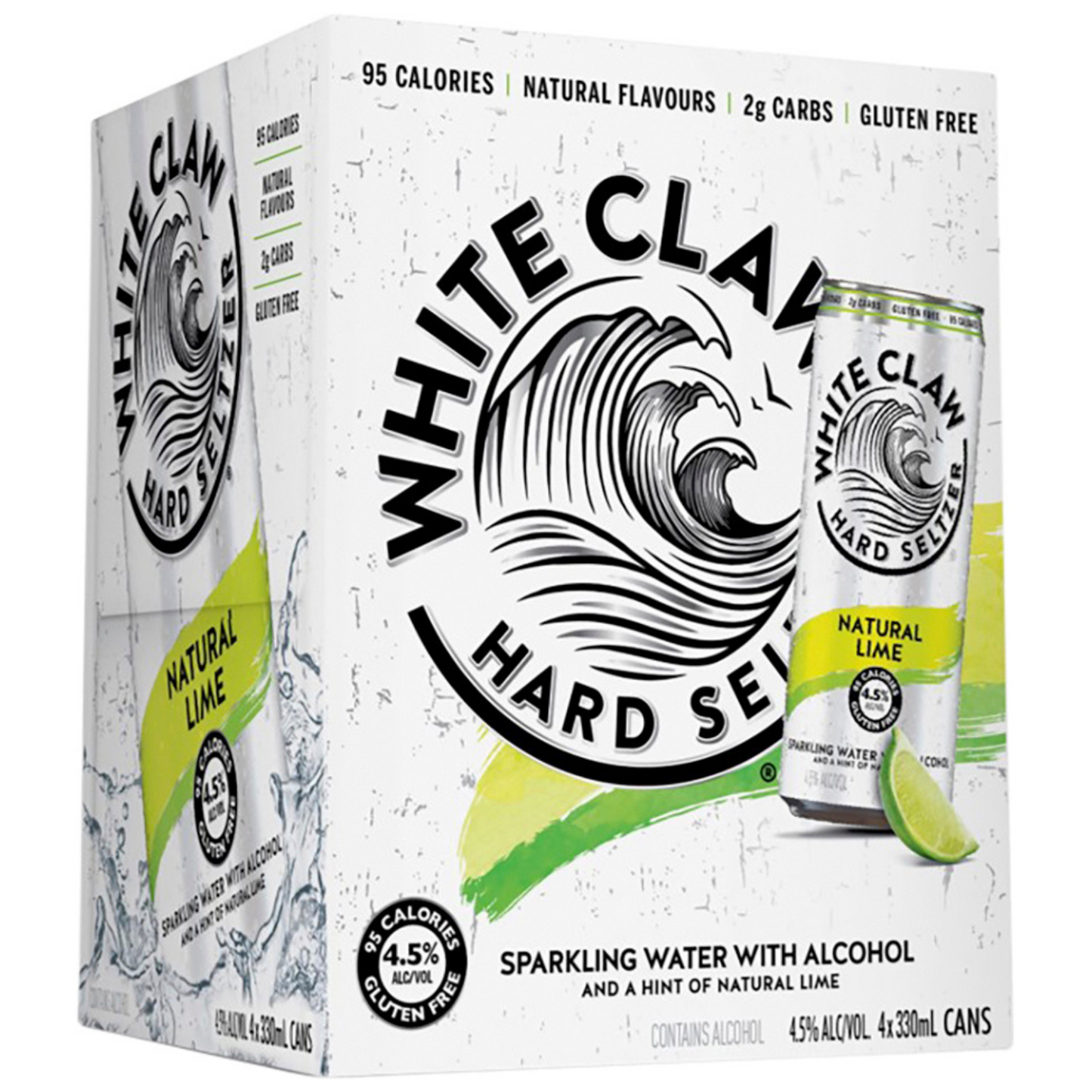White Claw Hard Seltzer Natural Lime