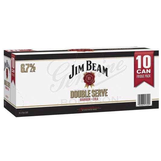 Jim Beam White Double Serve 10pk