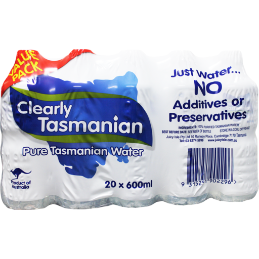 Clearly Tasmanian Water