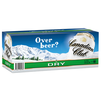Canadian Club and Dry 10 Pack