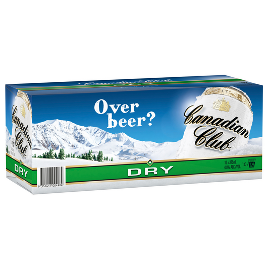 Canadian Club and Dry 10 Pack