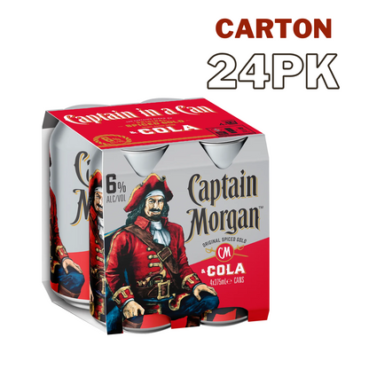 Captain Morgan and Cola 6%