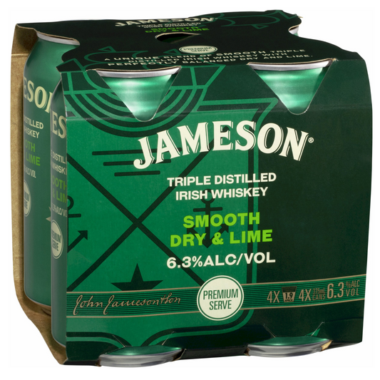 Jameson Smooth Dry & Lime 6.3%