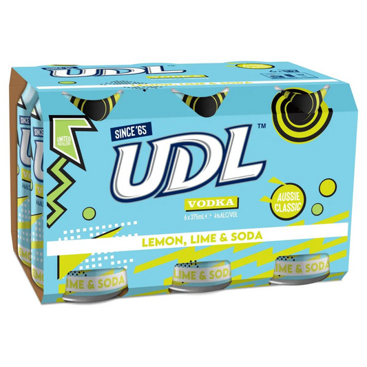 UDL Vodka, Lemon, Lime & Soda
