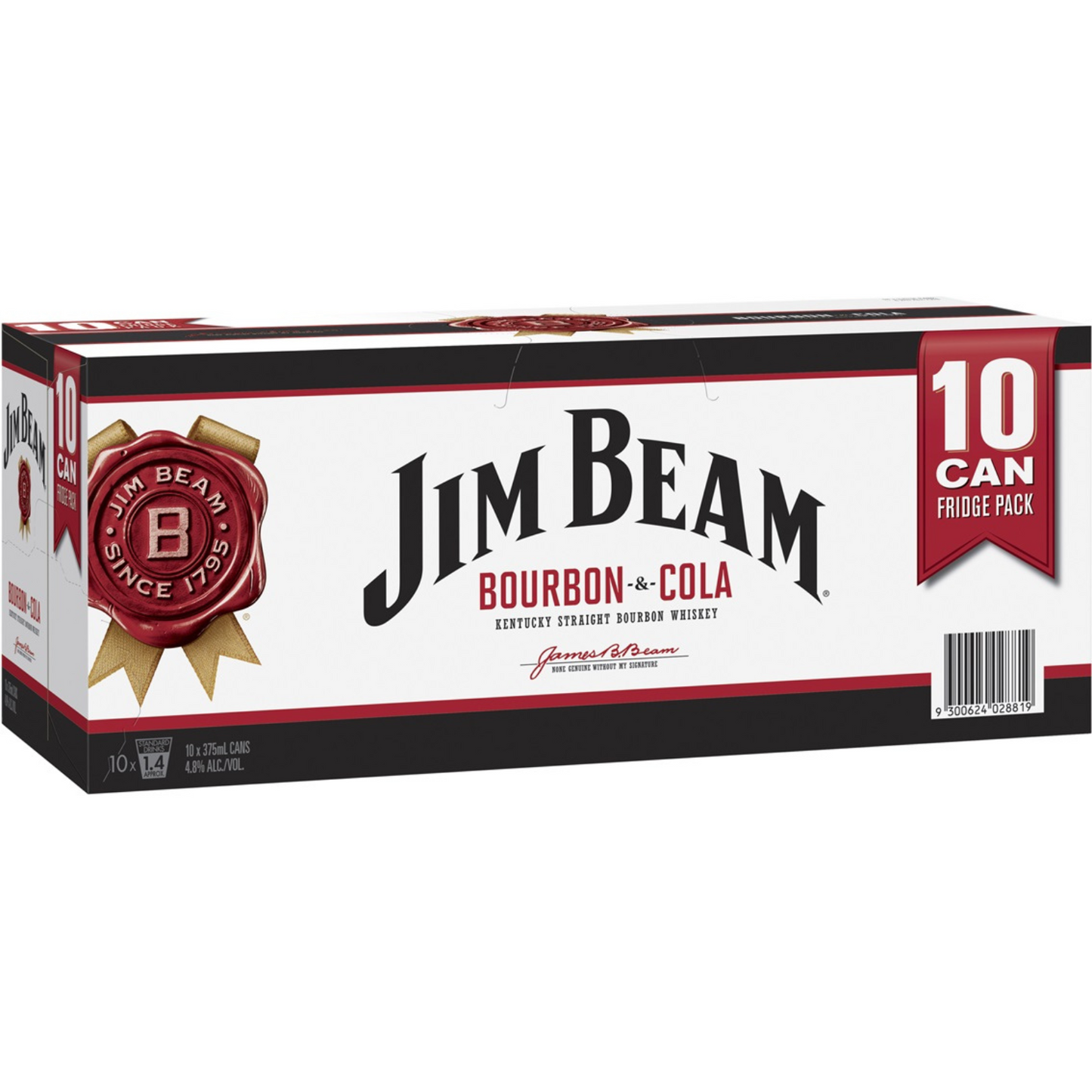 Jim Beam White label and Cola 10 pk