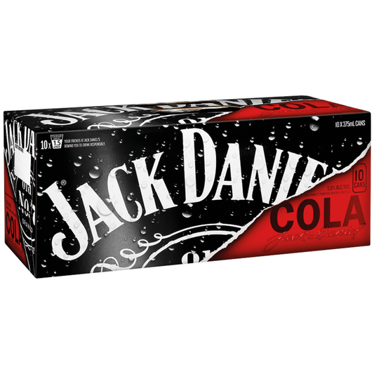 Jack Daniels and Cola 10pk