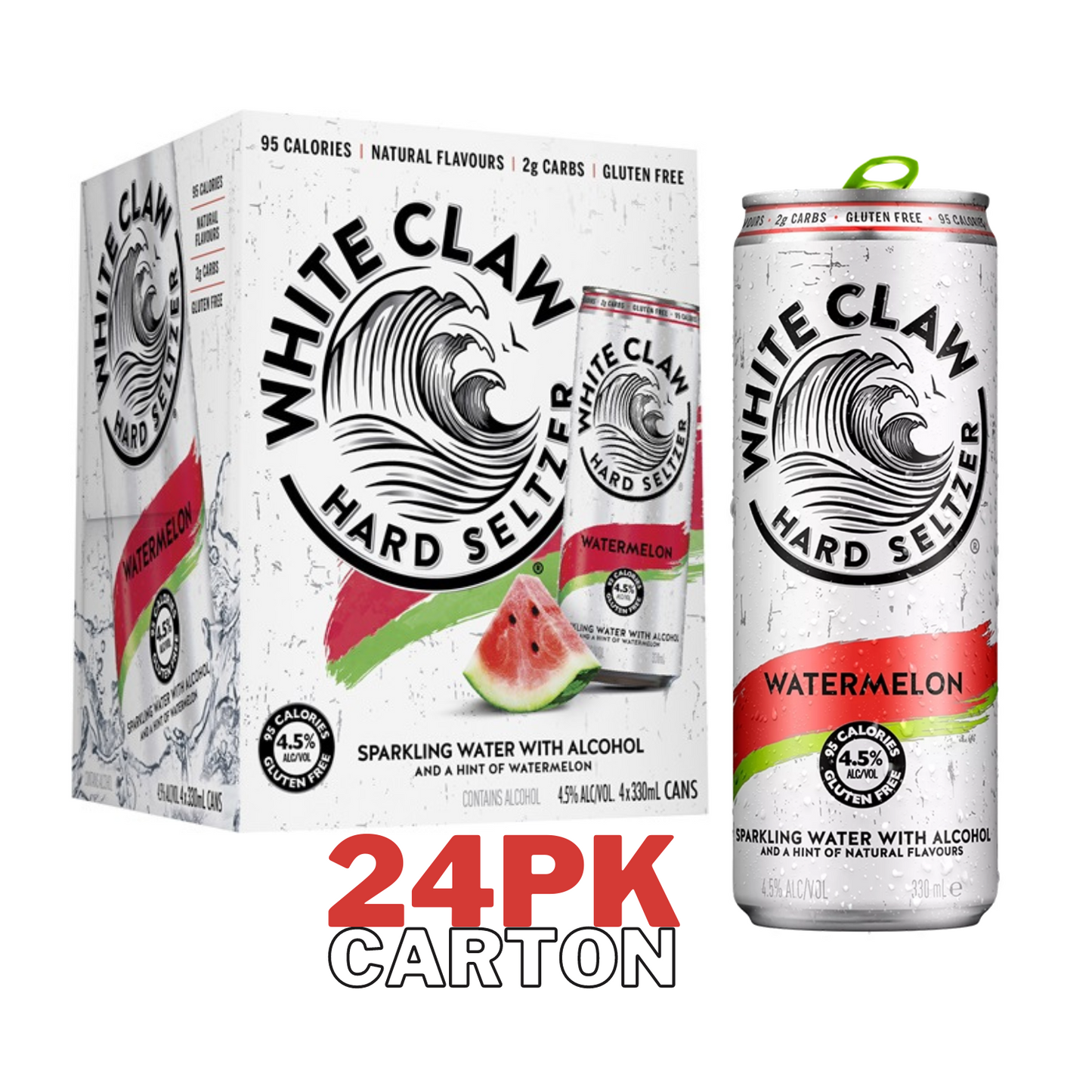 White Claw Hard Seltzer Watermelon