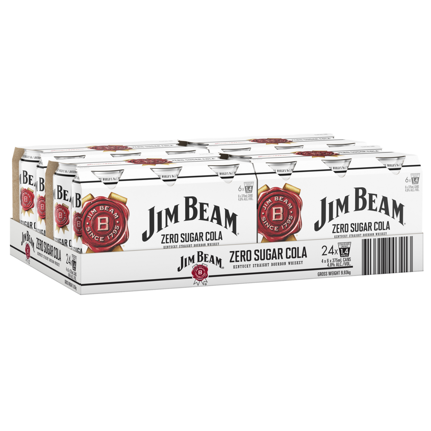 Jim Beam and Zero Sugar Cola