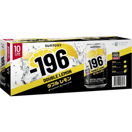 Suntory -196 Lemon 10pk