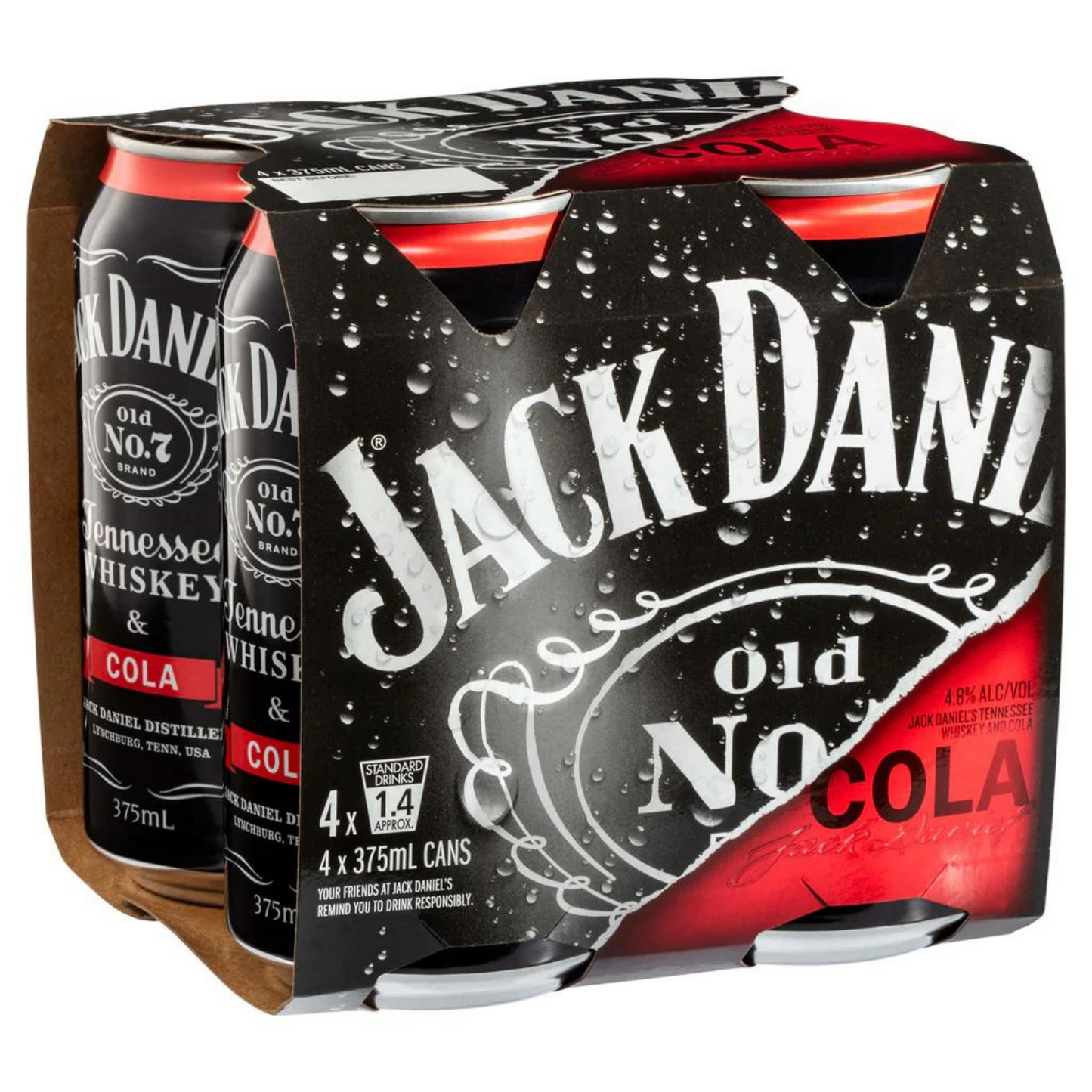 Jack Daniels and Cola Cans